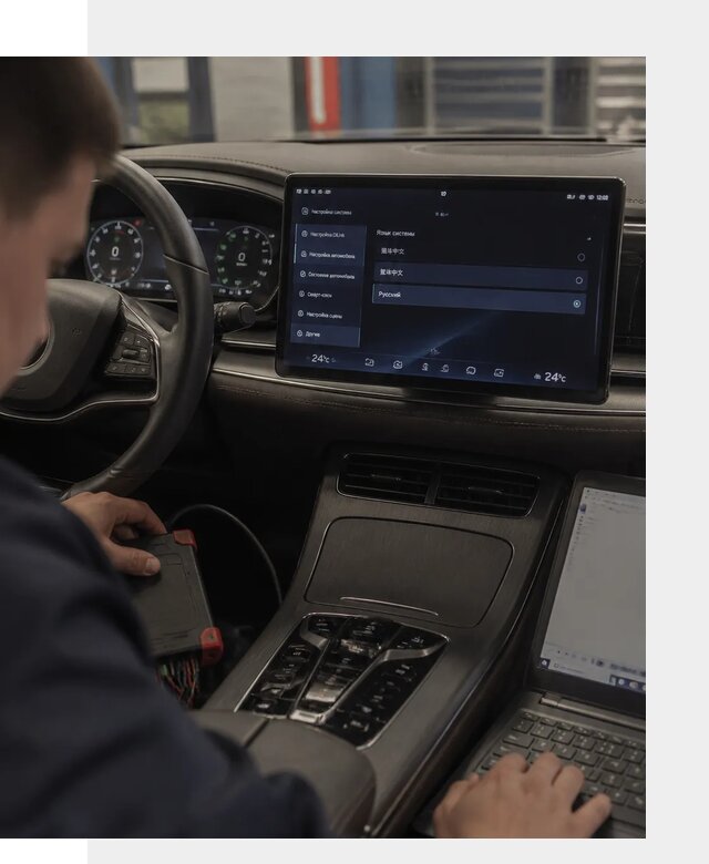 Русификация автомобиля BYD HAN для эксплуатации в Нефтеюганске